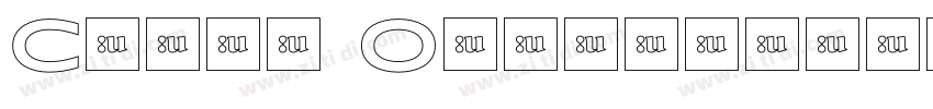 Coven Outlined字体转换